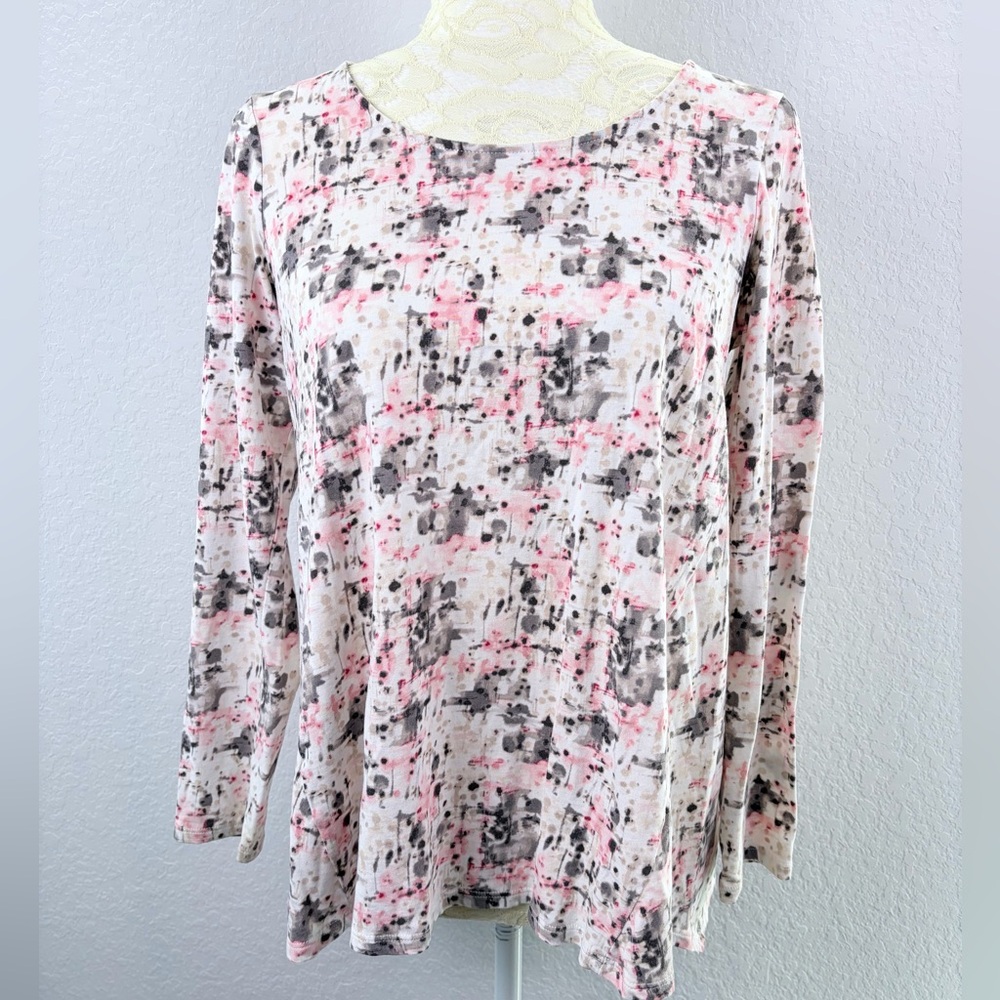 J. Jill Pure Jill Long Sleeve Lightweight Blouse Small